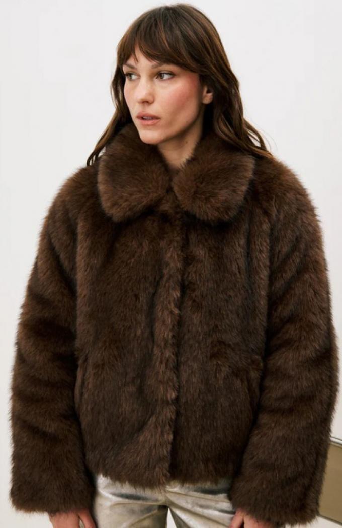 Manteau fausse fourrure