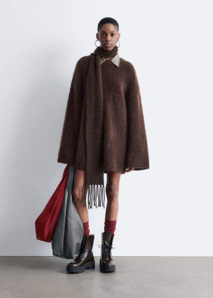 Pull en mohair ultra-large