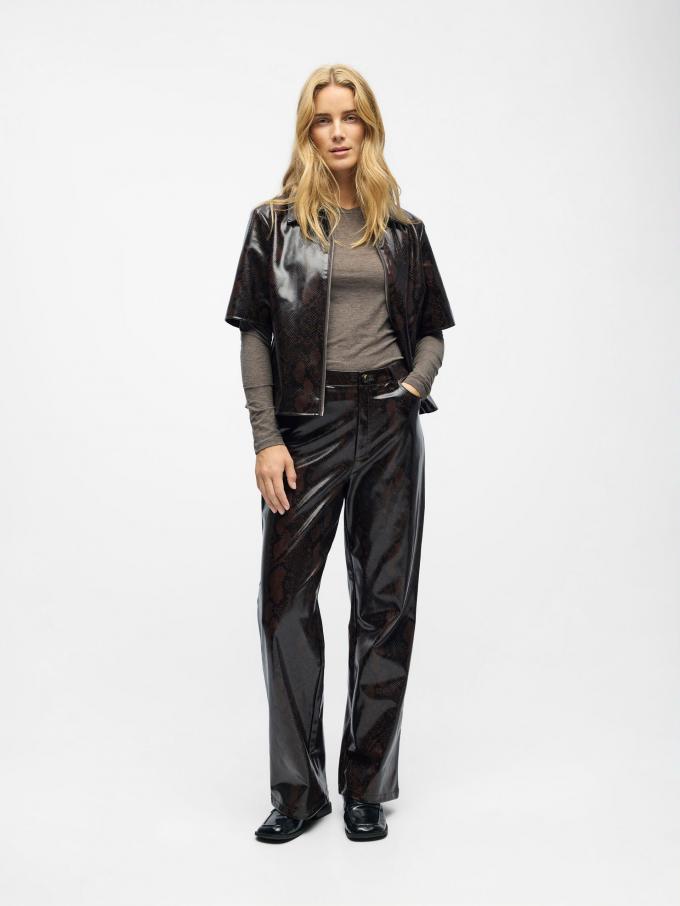 Pantalon imprimé serpent