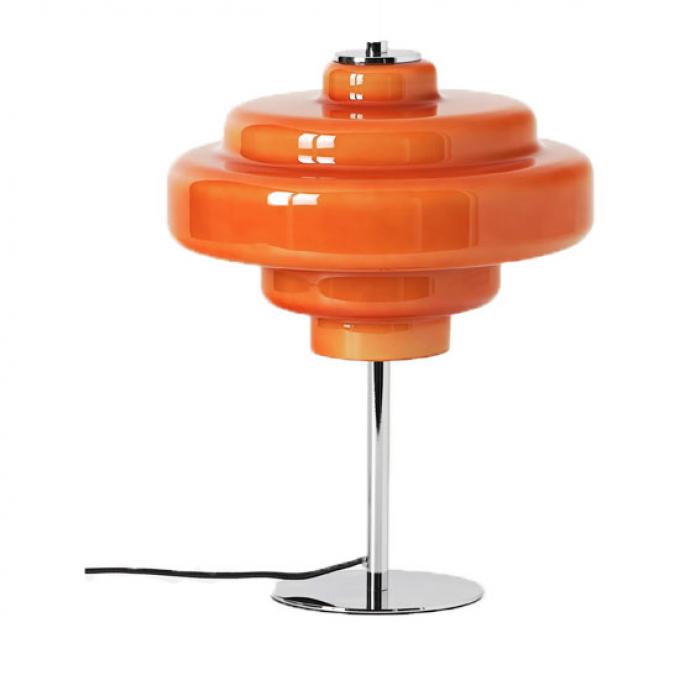 Oranje tafellamp 'Millie' uit glas