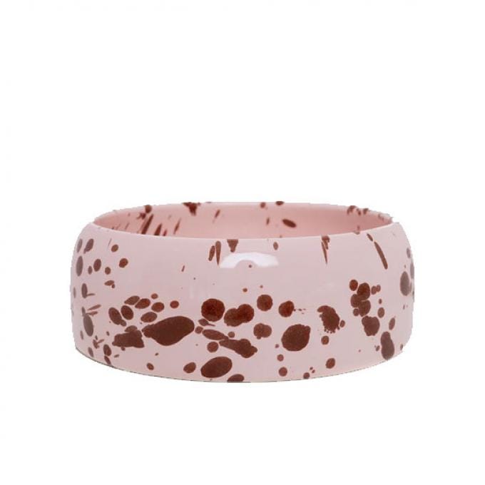Bruin-roze 'Splash'-voerbak
