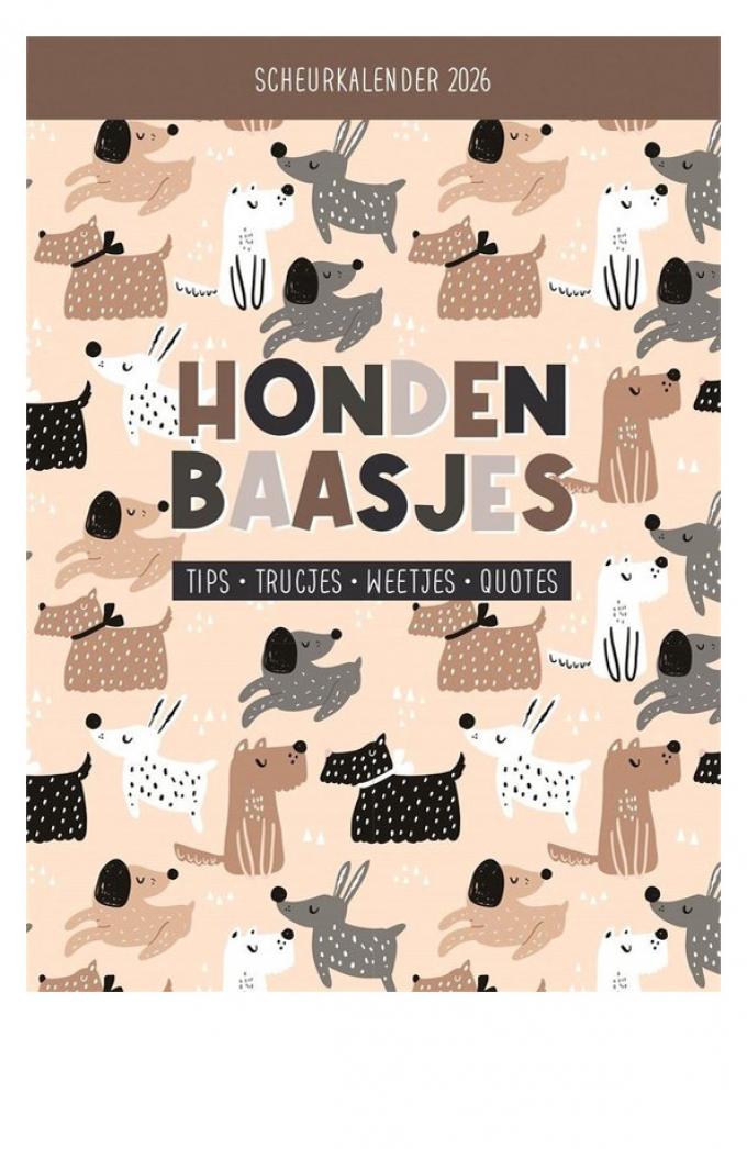 Scheurkalender voor hondenbaasjes