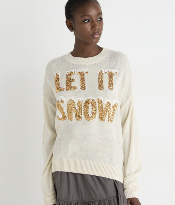 Le pull Let it Snow