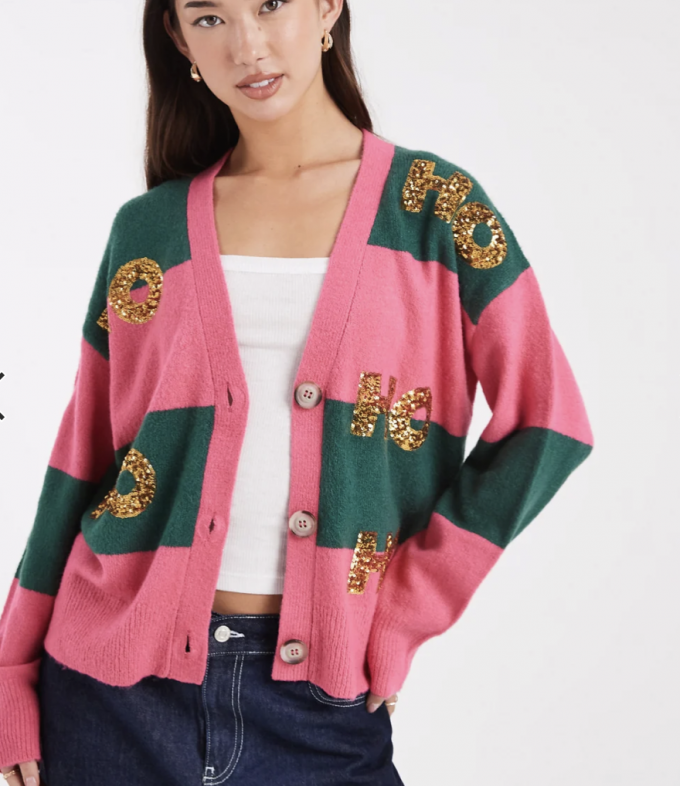 Cardigan à paillettes