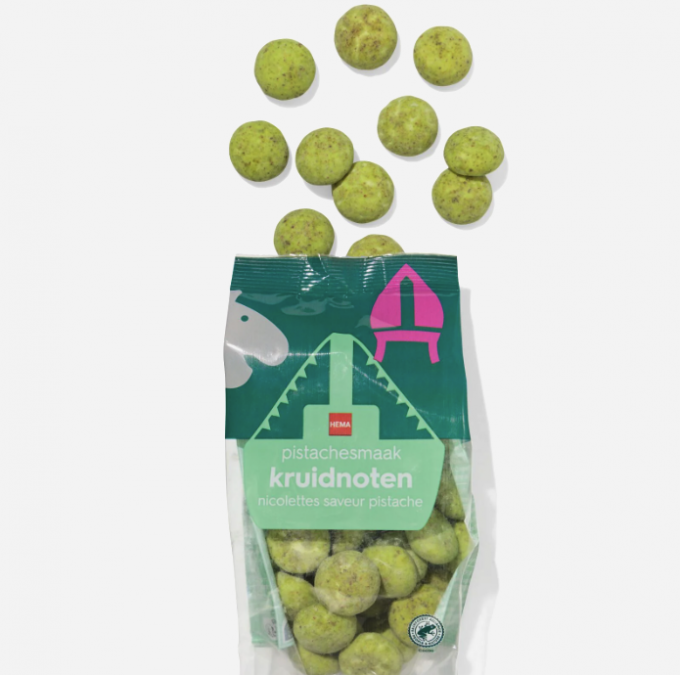 Kruidnoten met pistachesmaak