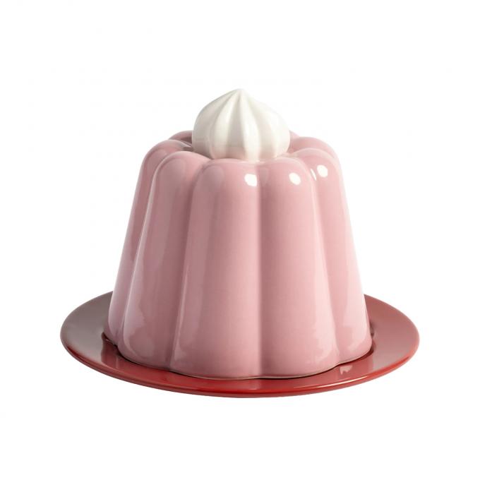 Roze puddingstolp