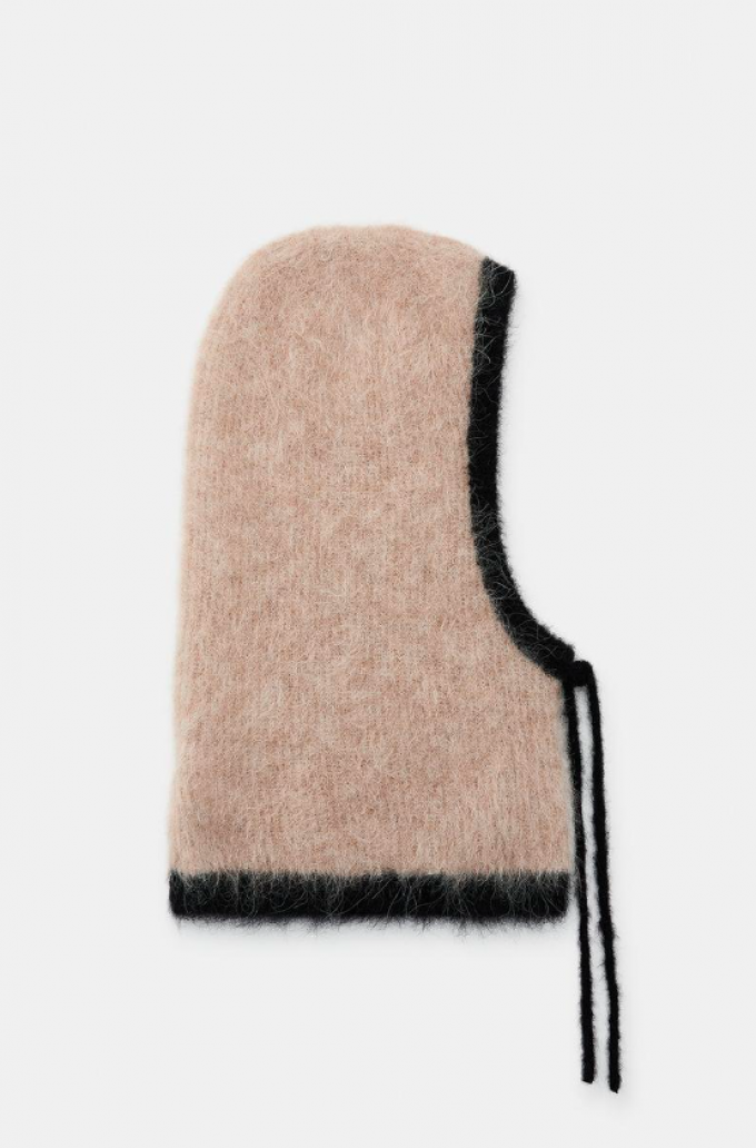 La cagoule en laine d'alpaga 