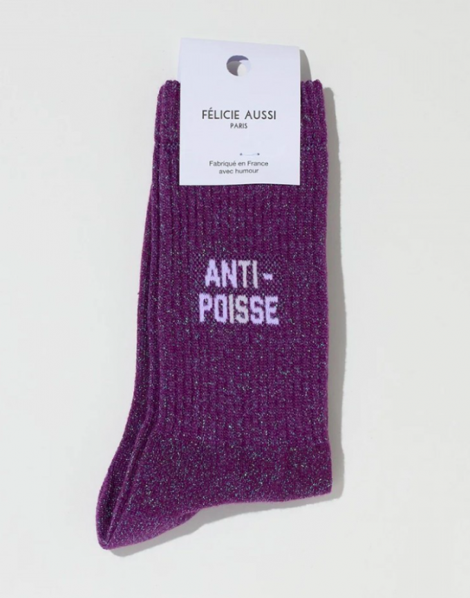 Les chaussettes à paillettes 