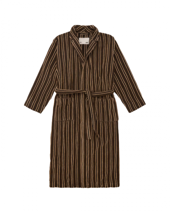 Lange badjas in velour