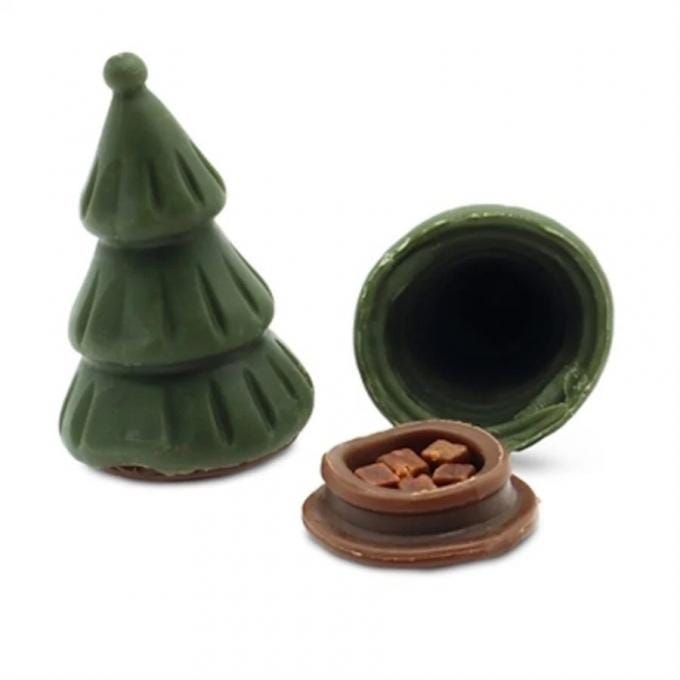 Kauwstick en treats in kerstboom-vorm