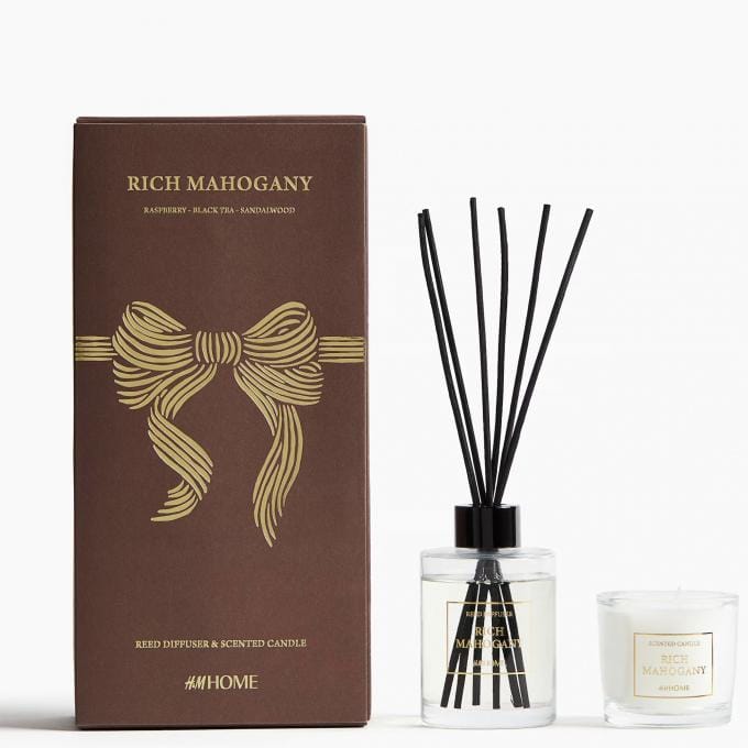 Set met diffuser en geurkaars