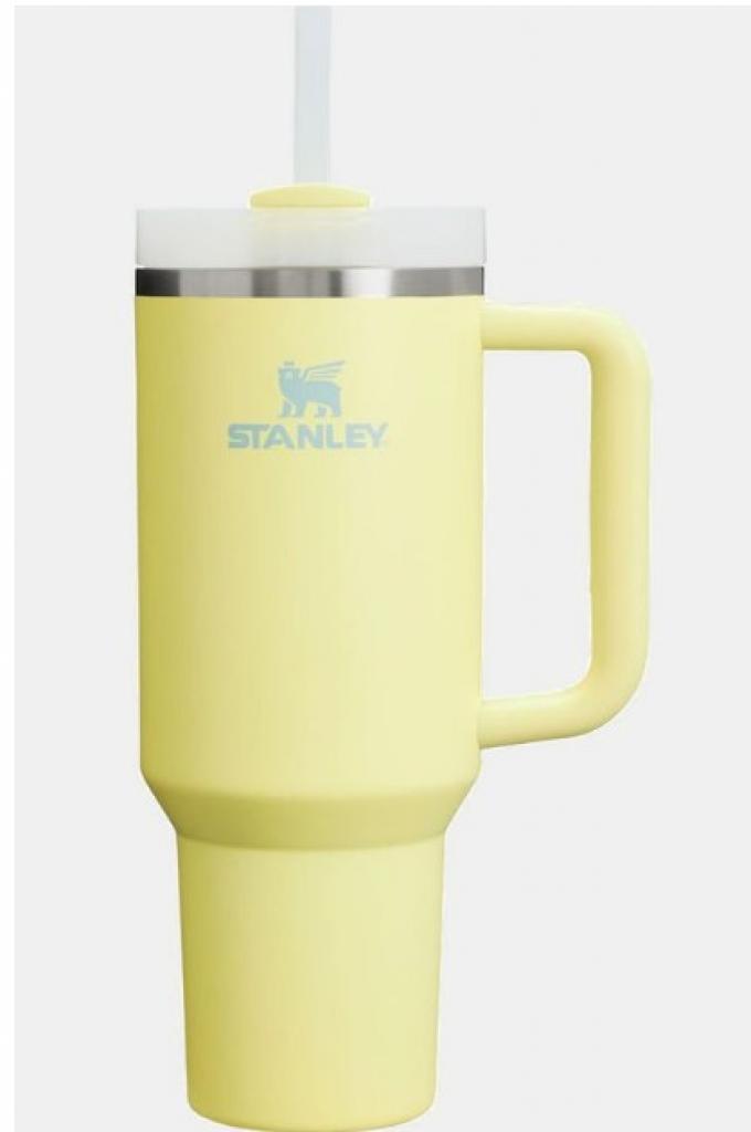 Herbruikbare thermosbeker met rietje 