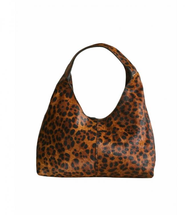 Aaibare handtas met luipaardprint