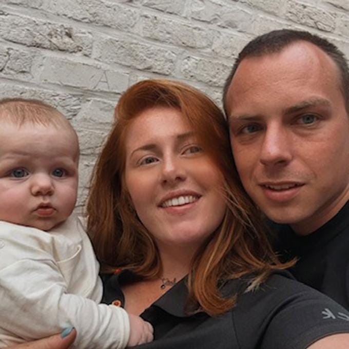 Trotse mama en papa.