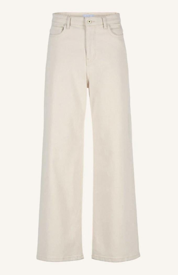 Hogetaillejeans met steekzakken