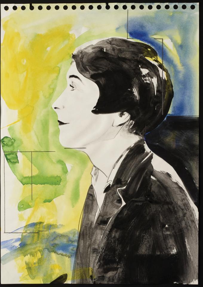 Eileen Gray croquée par Florence Marchal