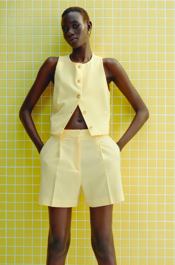 Ensemble jaune beurre