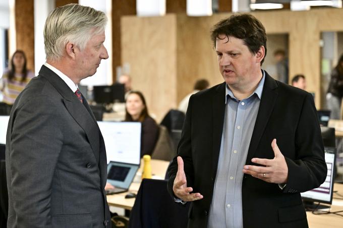 Le roi Philippe en représentant de l’économie wallonne auprès de la Flandre: “Il y a des pépites, ici, comme Odoo…”