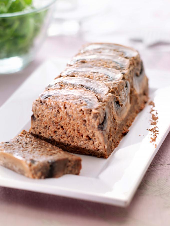 pate vegetarien aux champignons