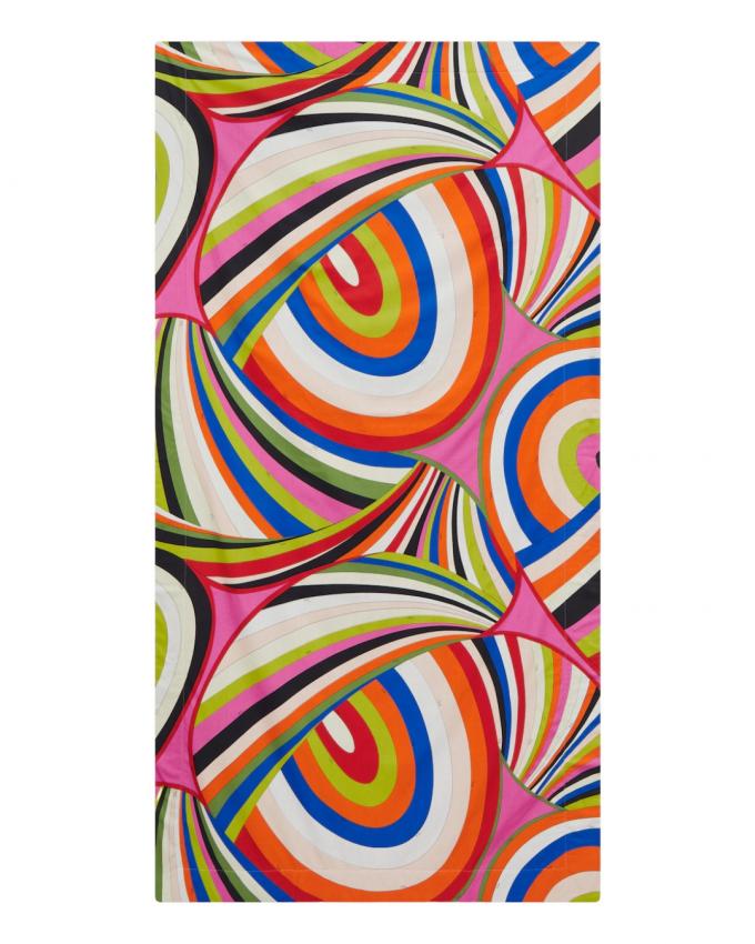 Strandlaken met abstracte print