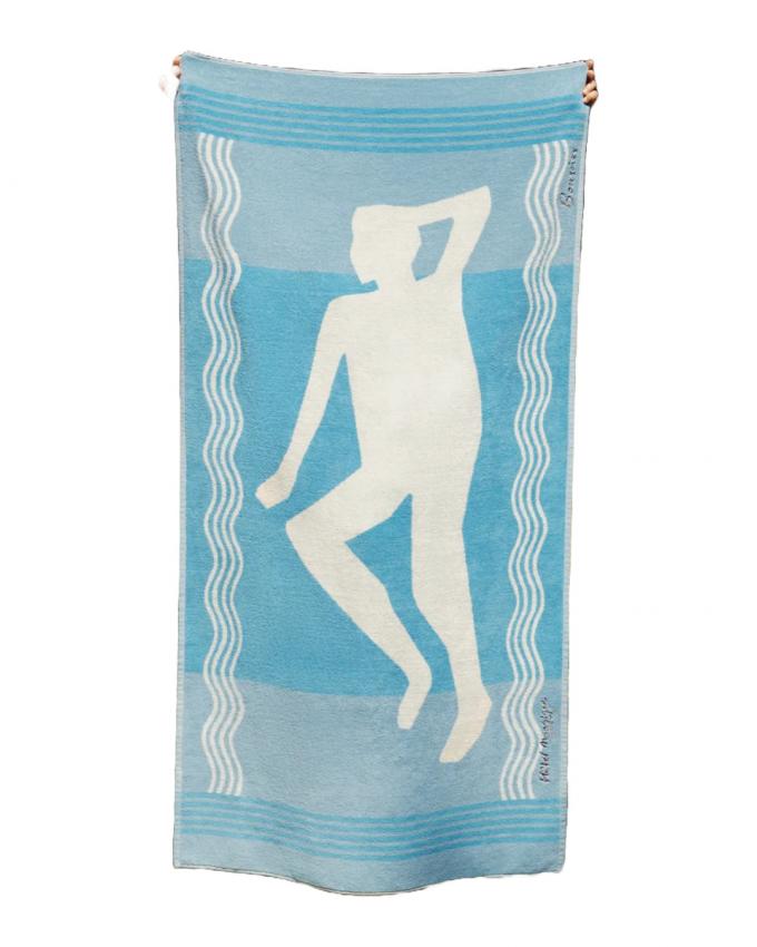 Strandlaken met silhouet