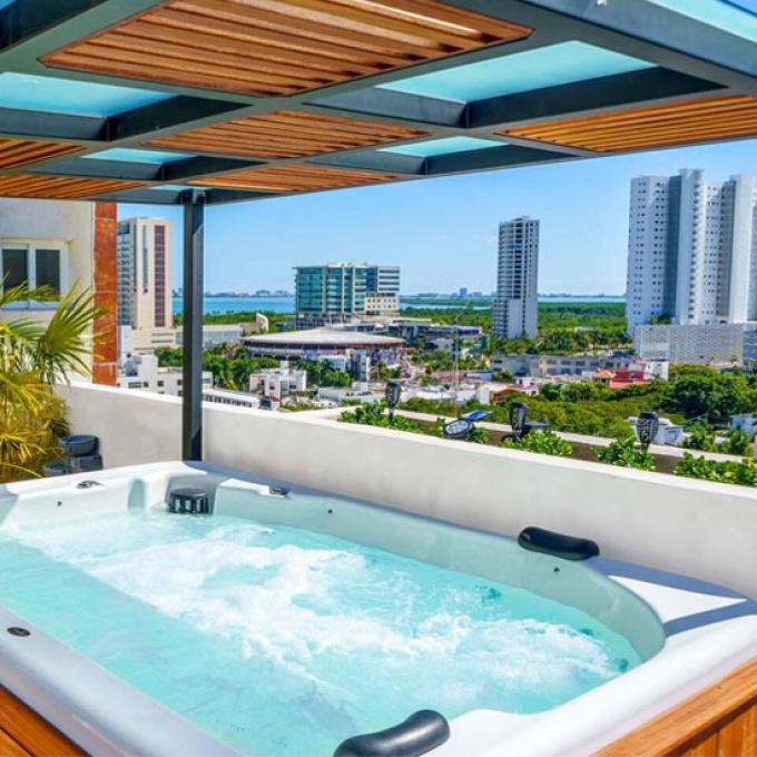 The Fifth Castle in Cancún, Mexico