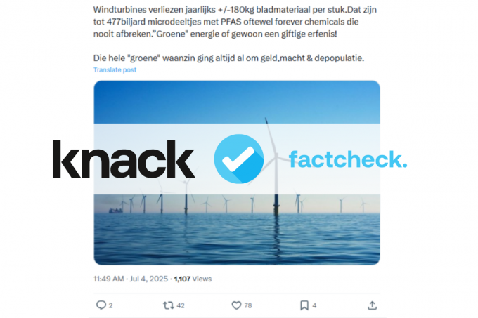 Factcheck: nee, een windmolen verliest niet gemiddeld 180 kilo bladmateriaal