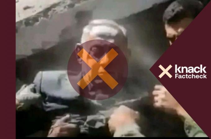 Factcheck: beelden van Netanyahu die uit het puin wordt gehaald, zijn gemaakt met artificiële intelligentie