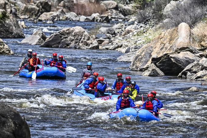 Rafting sur l'Arkansas River à Buena VIsta, Colorado