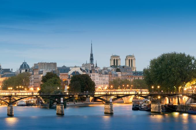 Paris, vue sur l'ile de la Cite