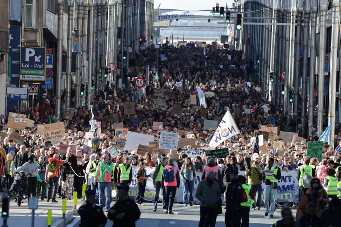 Klimaatmars ziet aantal betogers verdubbelen: ‘Klimaatverandering was nog nooit zo voelbaar’