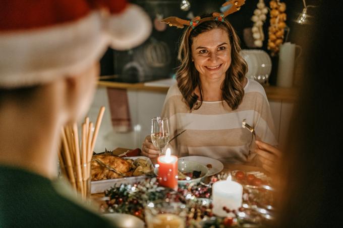 repas Noel fetes belle mere narcissqie