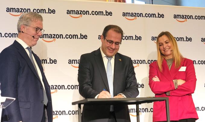 Amazon promet 2 milliards d’exportations aux PME belges
