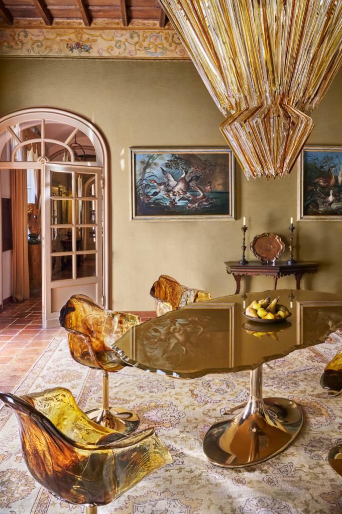 Egeo-tafel en de Ella-stoelen Edra