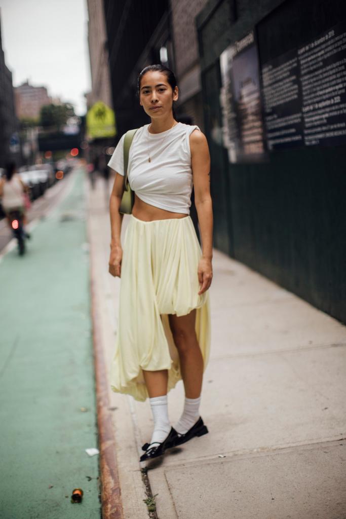 asymmetrische rok stoere streetstyle looks