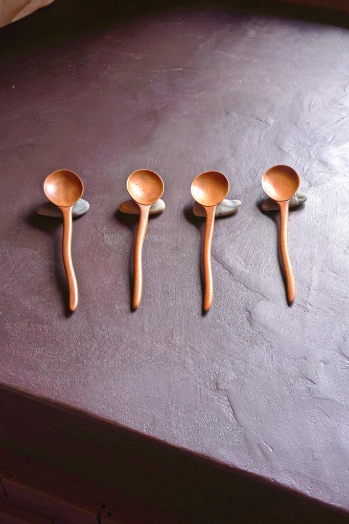 Deze lepeltjes maakte June met de New Yorkse chef Flynn McGarry voor The TwentyFour Six.