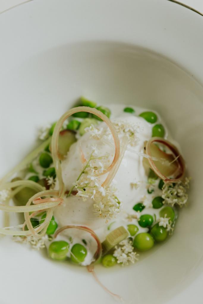 vanille-ijs doperwten