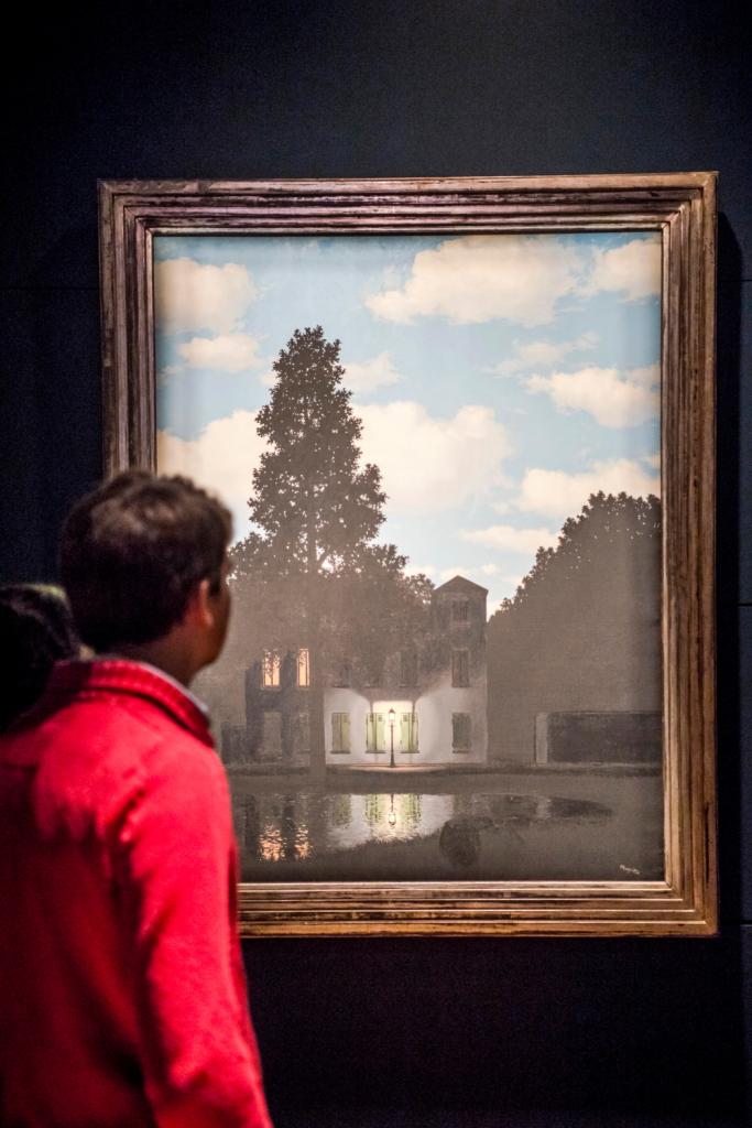 Foto van schilderij L'Empire Des Lumières van René Magritte (1954)