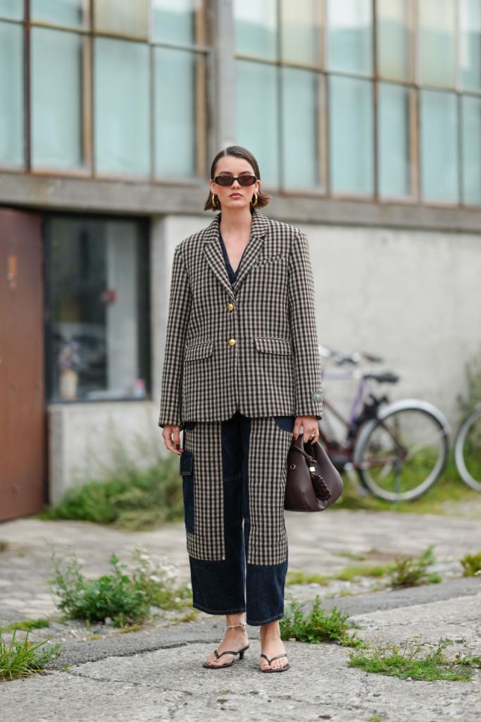 preppy ruitjes ton sur ton