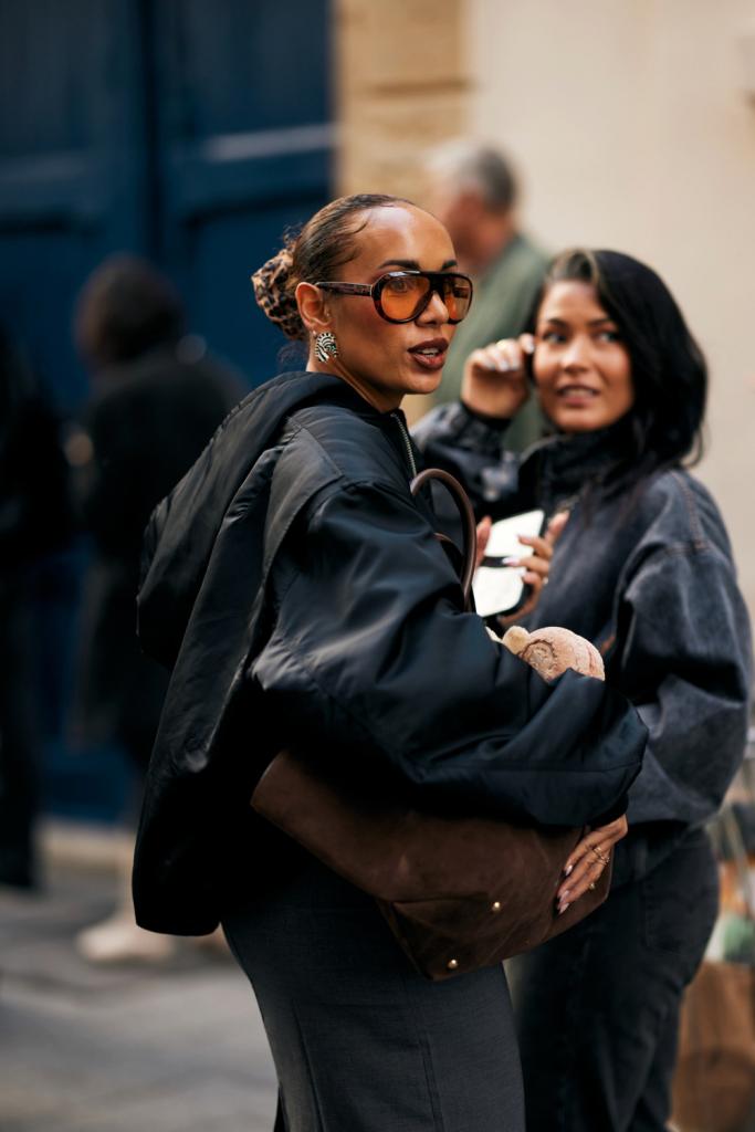 aviator-zonnebril paris fashion week