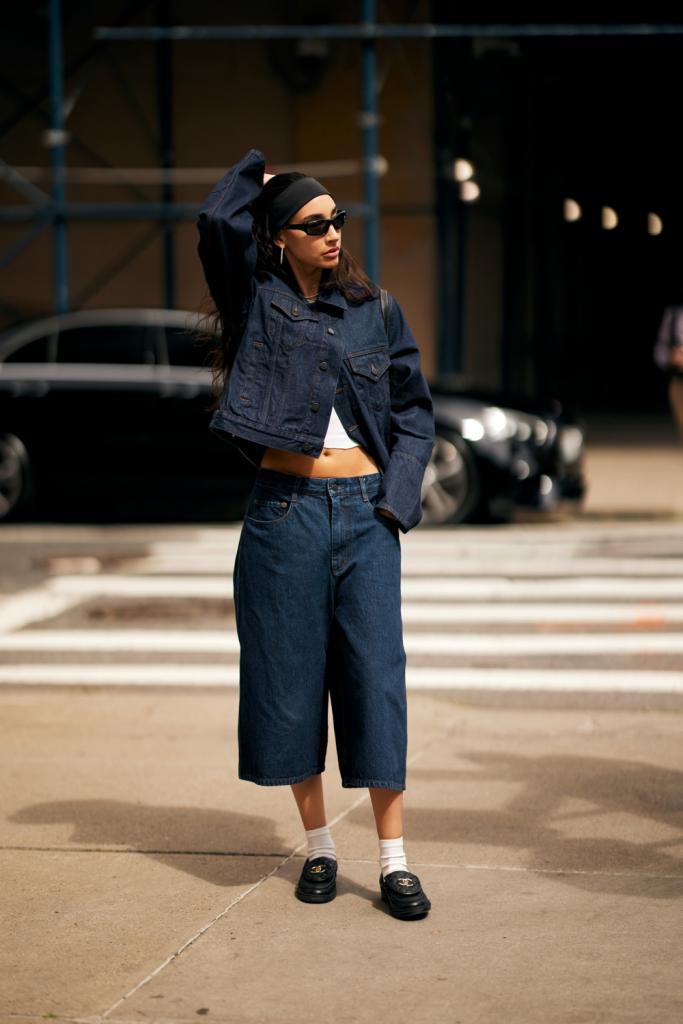 bermuda en spijkerjas