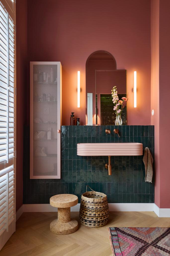 kleurrijke badkamer