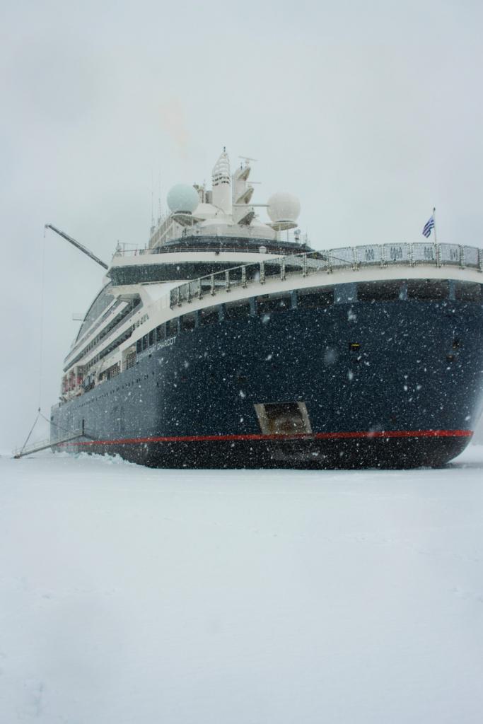 Le Commandant Charcot op expeditie in Groenland