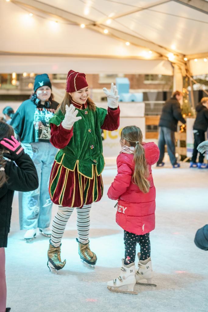 uistapjes kerstsfeer