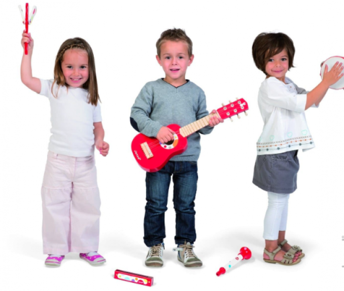 Enfants Musical Instrument de musique Accordéon Bouton Jouets Grand cadeau pour des enfants Noir 