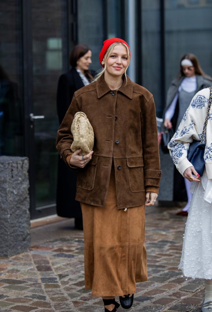 milkmaid-look in de streetstyle Kopenhagen