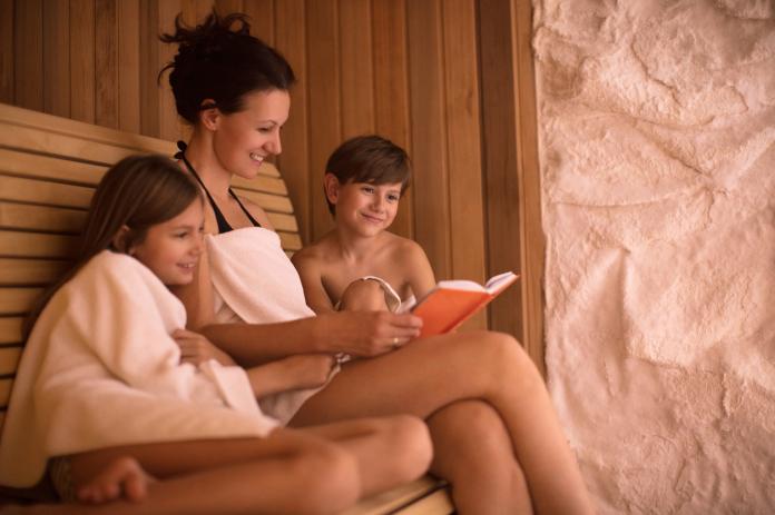 Met je kind naar de sauna