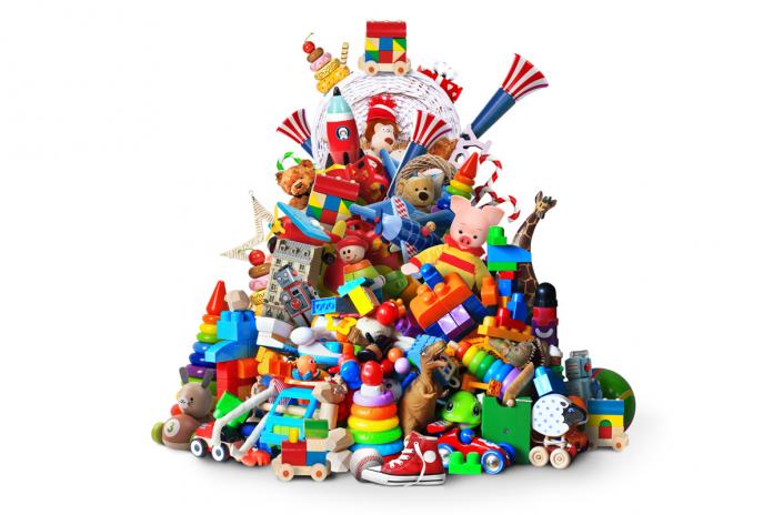 Huge pile of toys