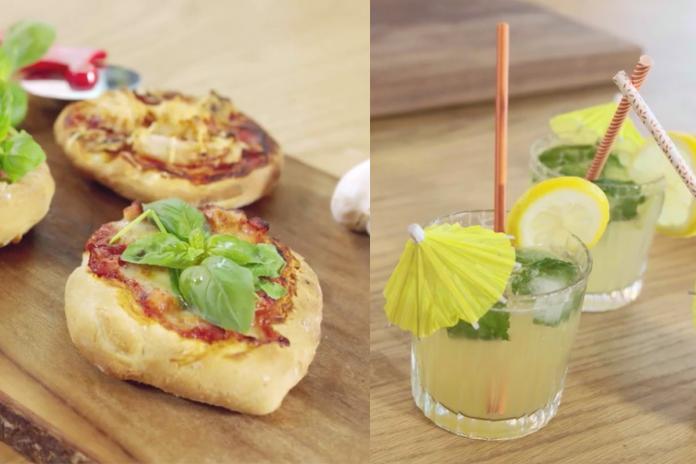pizza en limonade van libelle lekker
