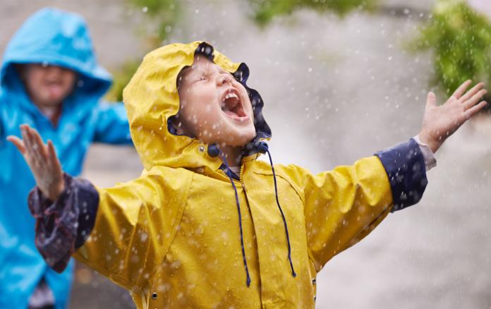 They love the rain